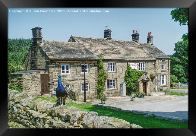 The Strines Inn Framed Print by Alison Chambers