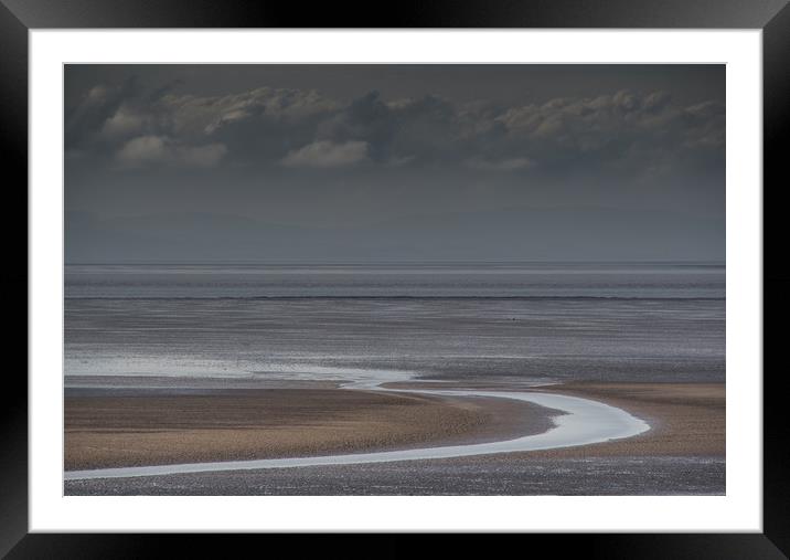 The Empty Sands Framed Mounted Print by John Malley