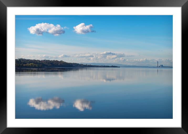 Clouds over the Firth of Forth Framed Mounted Print by Dave Collins