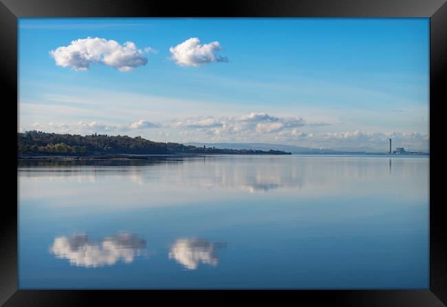 Clouds over the Firth of Forth Framed Print by Dave Collins