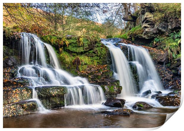 Water Arc Foss in Autumn Print by Richard Burdon