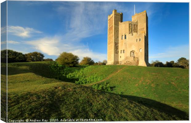 Orford Castle Canvas Print by Andrew Ray