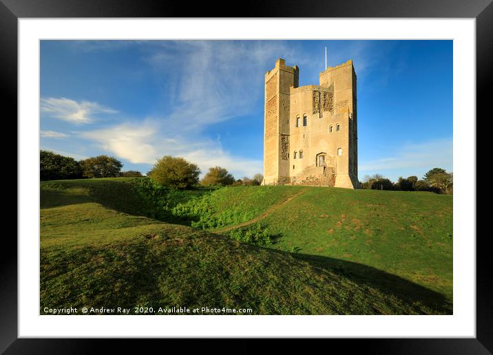 Orford Castle Framed Mounted Print by Andrew Ray