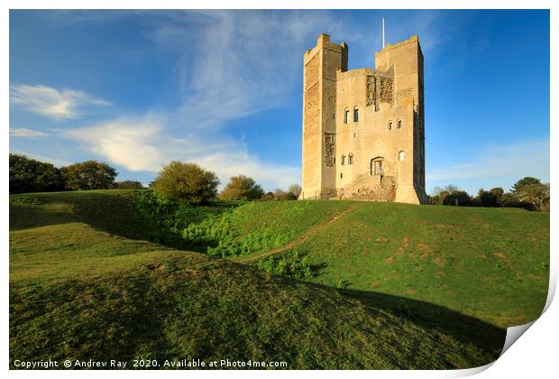 Orford Castle Print by Andrew Ray