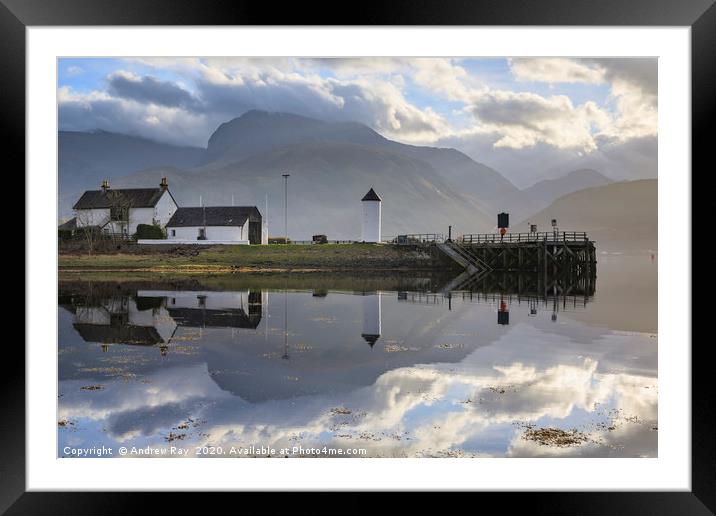 Ben Neves from Corpach Framed Mounted Print by Andrew Ray