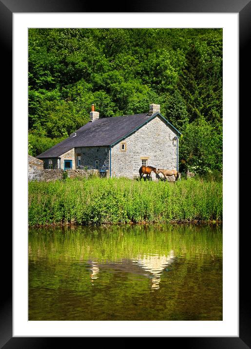 River Wye Cottage                       Framed Mounted Print by Darren Galpin
