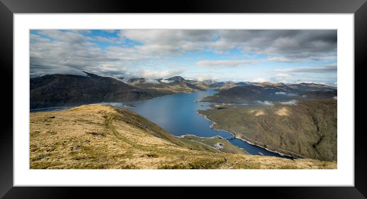 A View from Knoydart Framed Mounted Print by John Malley