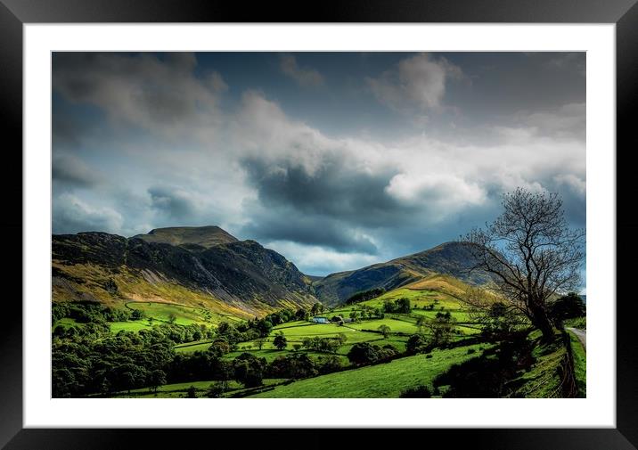 The Newlands Valley Framed Mounted Print by John Malley