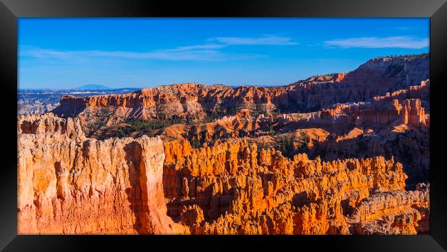 Must see places in the USA - the amazing Bryce Can Framed Print by Erik Lattwein