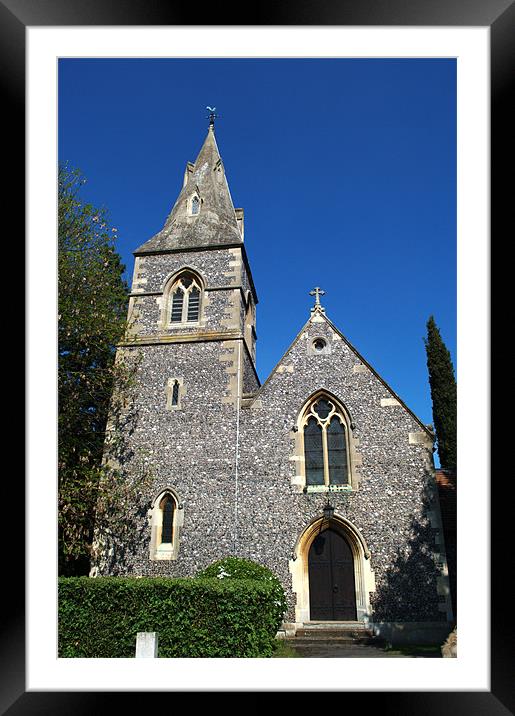 St Peter's Marlow 2 Framed Mounted Print by Chris Day
