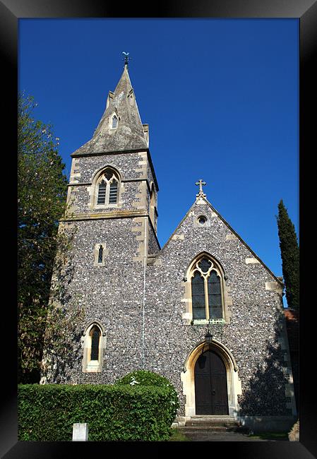 St Peter's Marlow 2 Framed Print by Chris Day