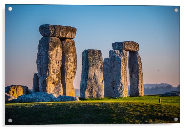 Stonehenge in England is a popular landmark Acrylic by Erik Lattwein