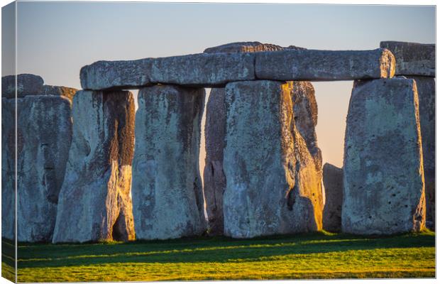 Stonehenge in England is a popular landmark Canvas Print by Erik Lattwein