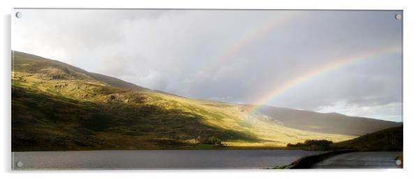 Snowdonia Rainbow Acrylic by Wayne Molyneux