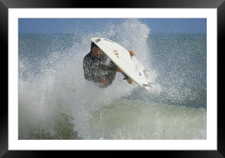 Celtic Surf Framed Mounted Print by Mark Robson