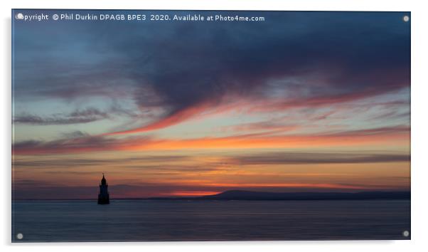 Plover Scar Lighthouse  Acrylic by Phil Durkin DPAGB BPE4