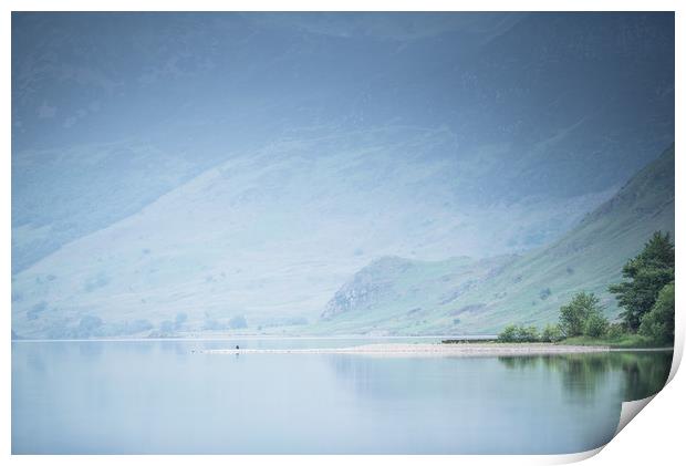 Morning on Crummock Water  Print by John Malley