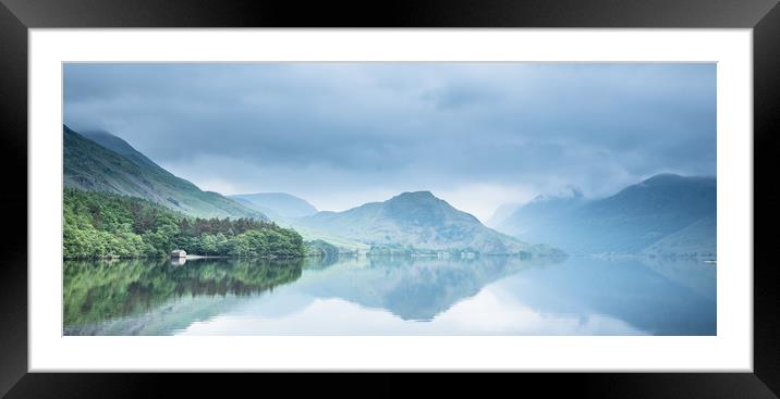 Crummock Water Mornings Framed Mounted Print by John Malley