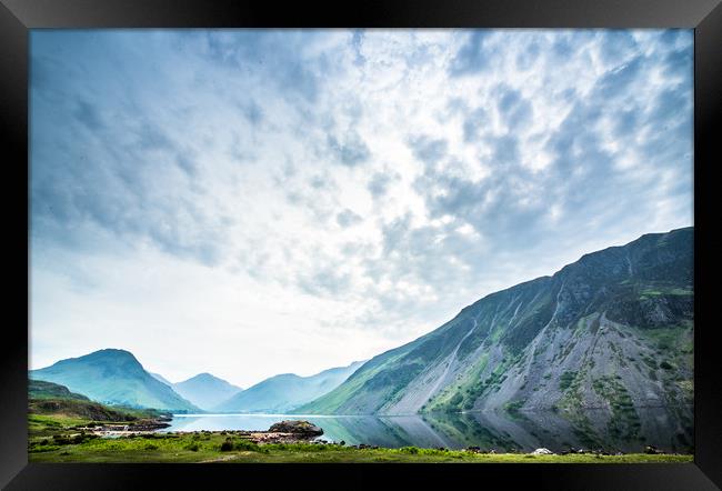 A Morning in Wasdale Framed Print by John Malley