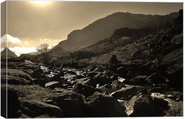 Rocky river Canvas Print by Sean Wareing