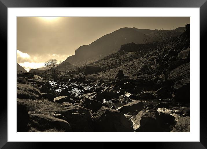 Rocky river Framed Mounted Print by Sean Wareing