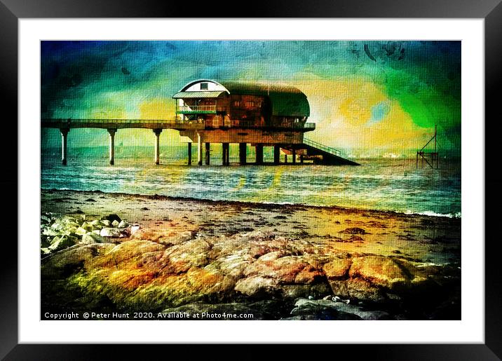 Bembridge lifeboat station Framed Mounted Print by Peter Hunt