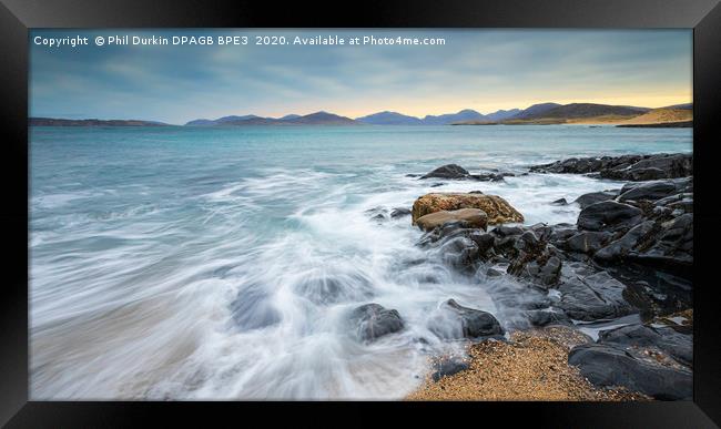 Isle of Harris - The Small Beach Framed Print by Phil Durkin DPAGB BPE4