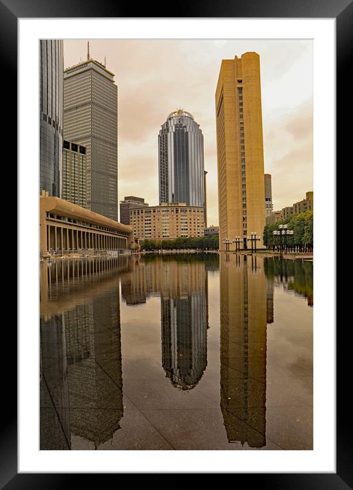 Reflection Pool Framed Mounted Print by Tony Murtagh