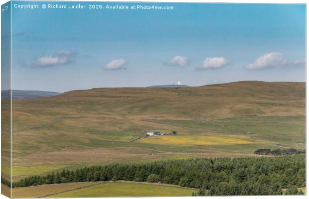 Upper Teesdale in Summer (1) Canvas Print by Richard Laidler