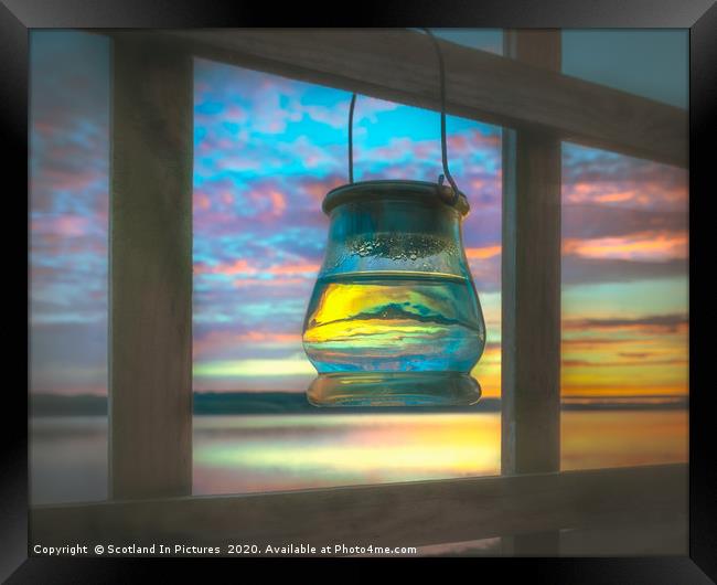 Sunset In a Jar Framed Print by Tylie Duff Photo Art