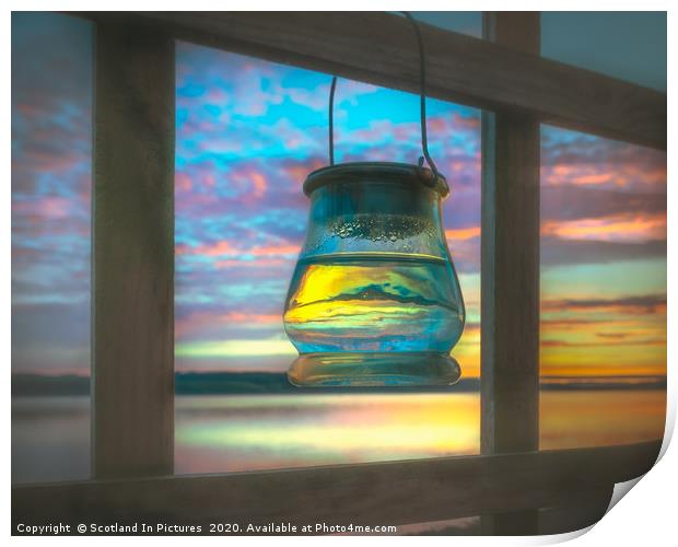 Sunset In a Jar Print by Tylie Duff Photo Art