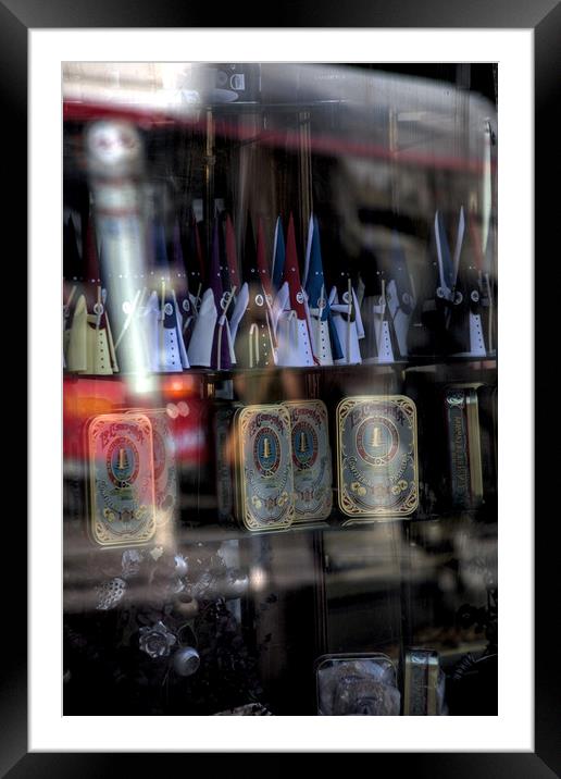 These are reflections on a shop window together wi Framed Mounted Print by Jose Manuel Espigares Garc