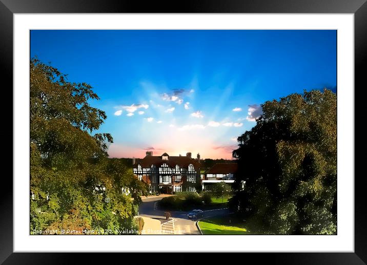 Stately home  Framed Mounted Print by Peter Hunt