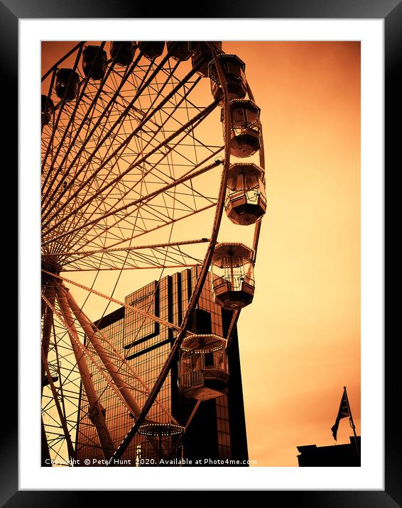 The Big Wheel Framed Mounted Print by Peter Hunt