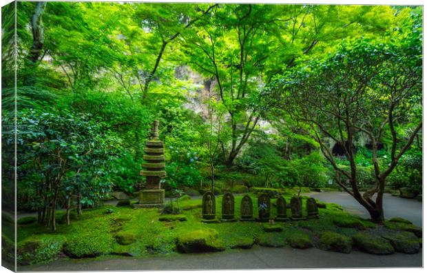 Forest in Japan - a wonderful place for recreation Canvas Print by Erik Lattwein