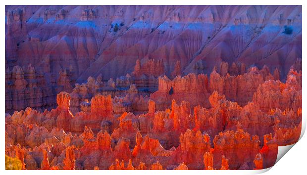 Wonderful Scenery at Bryce Canyon National Park in Print by Erik Lattwein