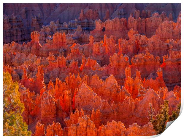 Most beautiful places on Earth - Bryce Canyon Nati Print by Erik Lattwein