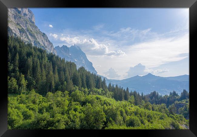 Wonderful nature and landscapes in Switzerland - t Framed Print by Erik Lattwein