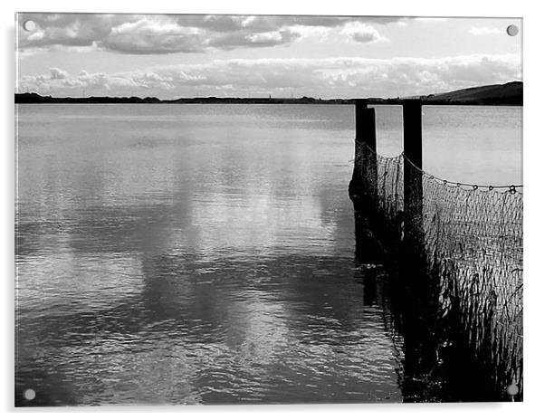 on the Loch Acrylic by Ann Callaghan