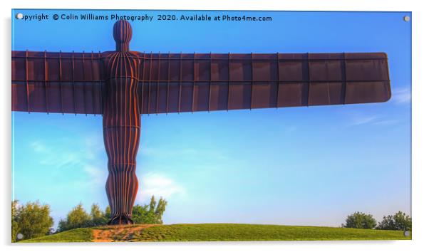 The Angel of the North  2 Acrylic by Colin Williams Photography