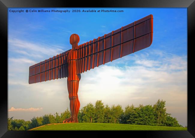 The Angel of the North  3 Framed Print by Colin Williams Photography
