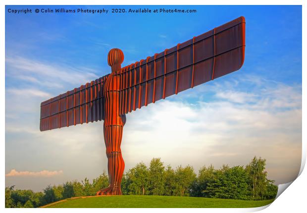 The Angel of the North  3 Print by Colin Williams Photography