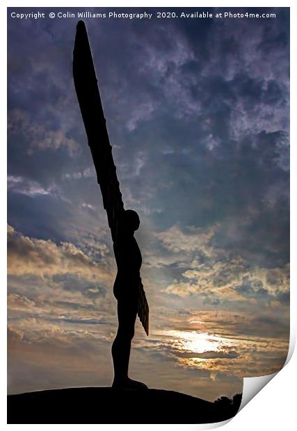 The Angel of the North  5 Print by Colin Williams Photography