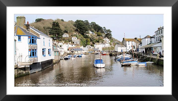 Fishing Village Framed Mounted Print by Mike Streeter