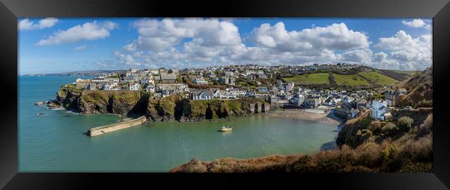  Port Issac harbour, Cornwall Framed Print by Mick Blakey
