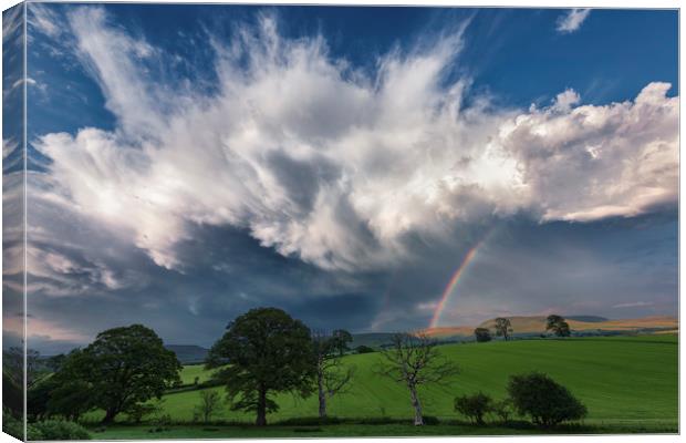 Storm over Cumbria Canvas Print by John Finney
