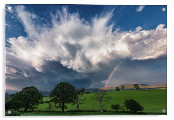 Storm over Cumbria Acrylic by John Finney