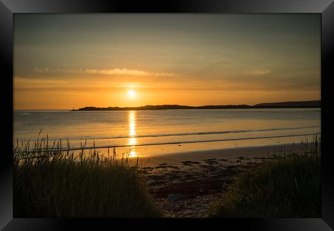 Sunset over Crow Point Framed Print by Tony Twyman