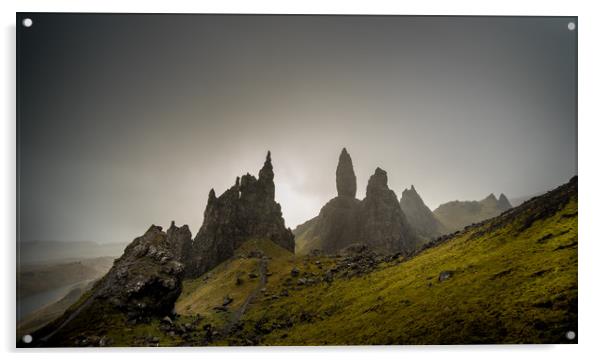 The Old Man of Storr - Trotternish Acrylic by John Malley