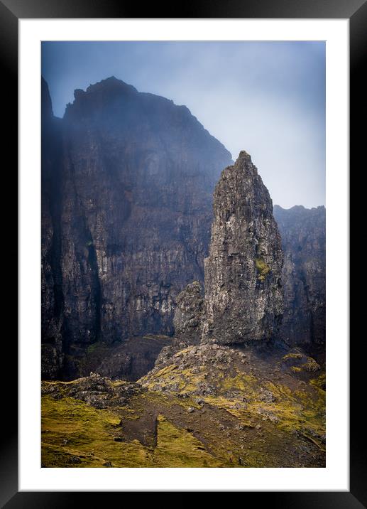 The Old Man of Storr - Trotternish Framed Mounted Print by John Malley